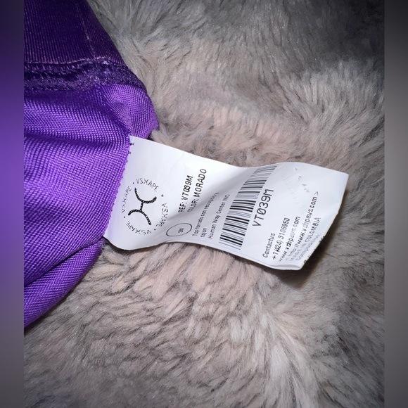 New Colombian VShape US purple Sport Bra and leggings, Set S-M - Picture 7 of 16